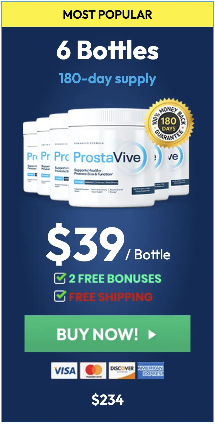 Prostavive 6 bottles price