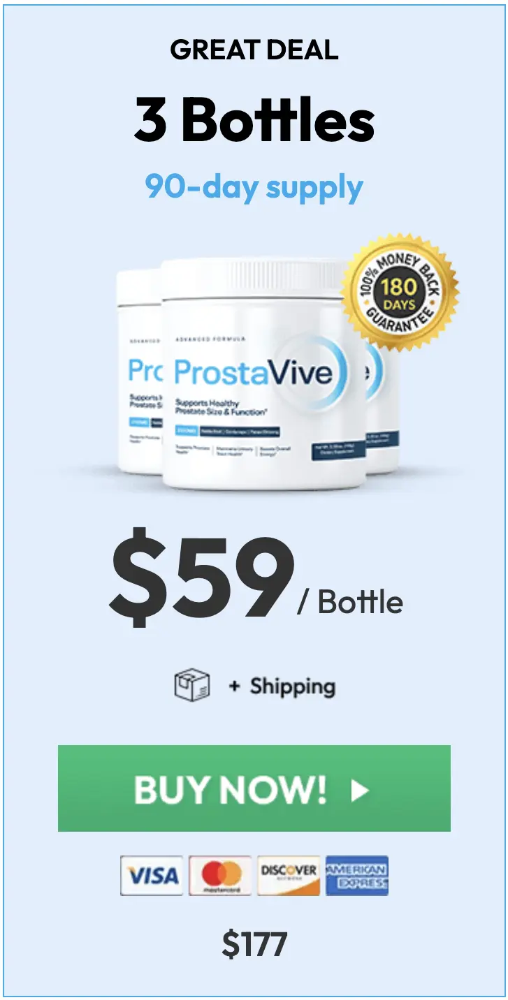 Prostavive 3 bottles price
