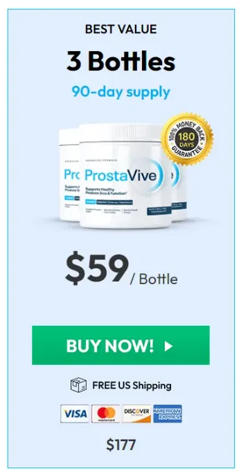 ProstaVive 3 bottle